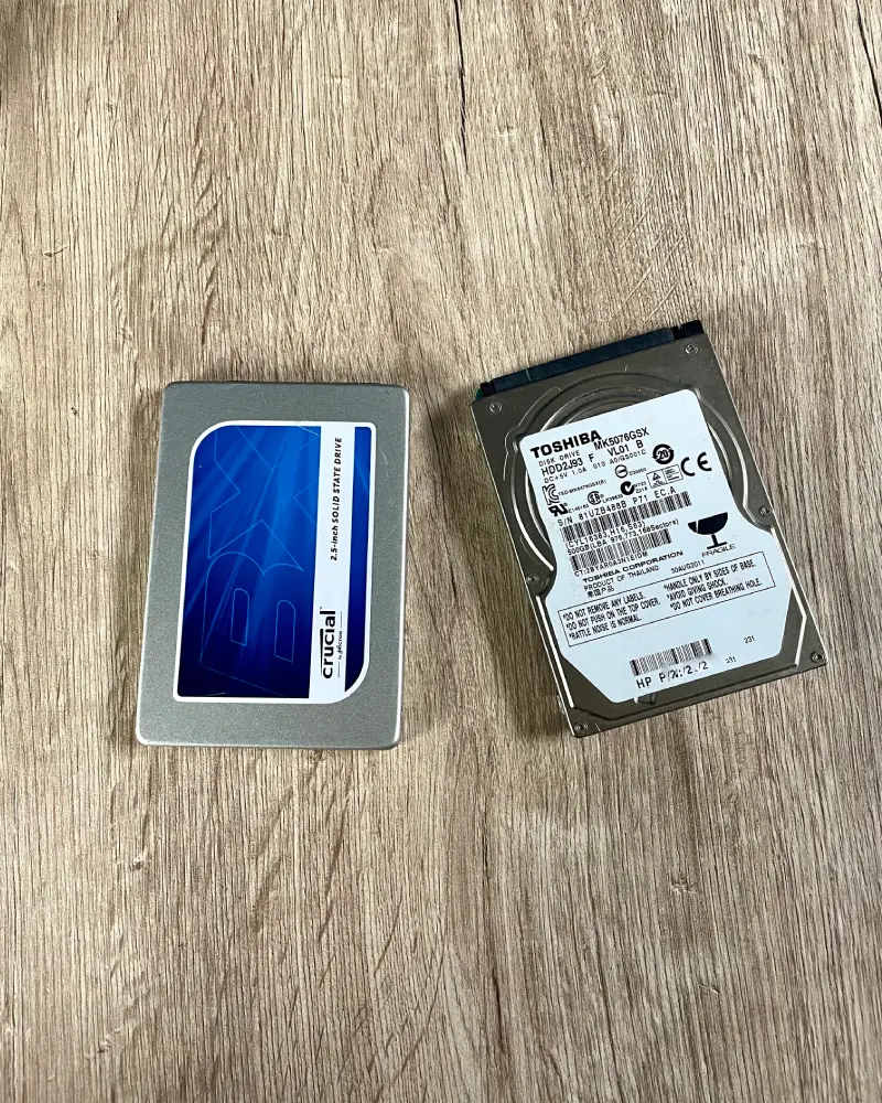 SSD vs hard disk