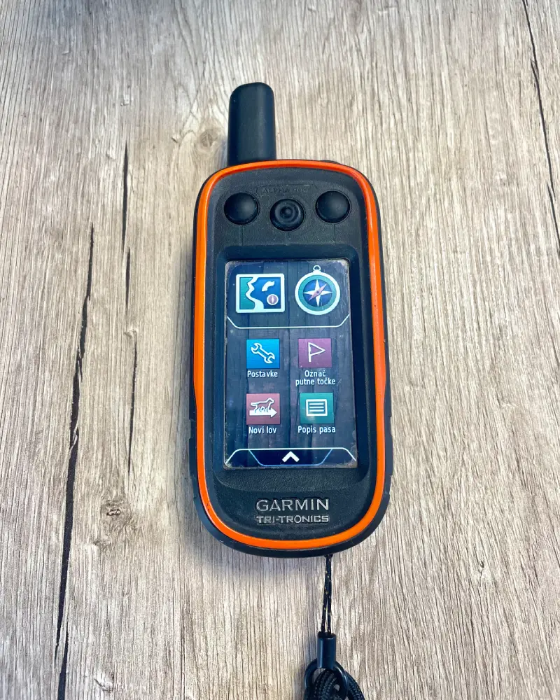 Garmin Alpha 100 uređaj nakon popravke